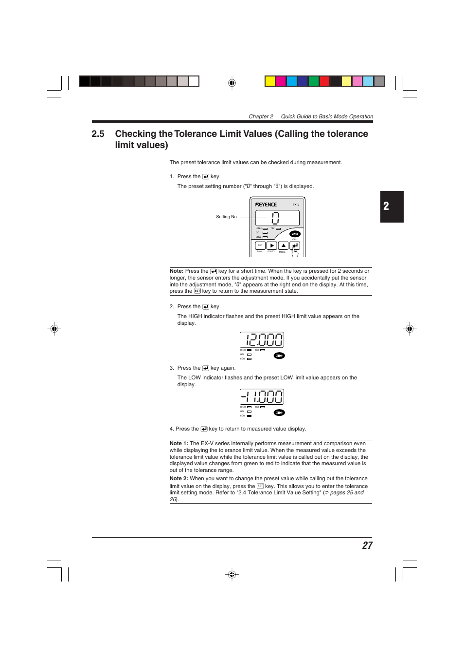 KEYENCE EX-V Series User Manual | Page 37 / 120