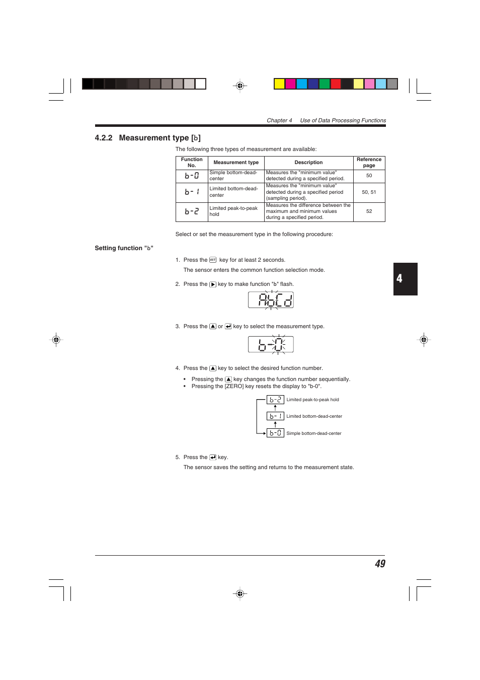 2 measurement type [b, 2 measurement type [ b | KEYENCE EX-V Series User Manual | Page 59 / 120