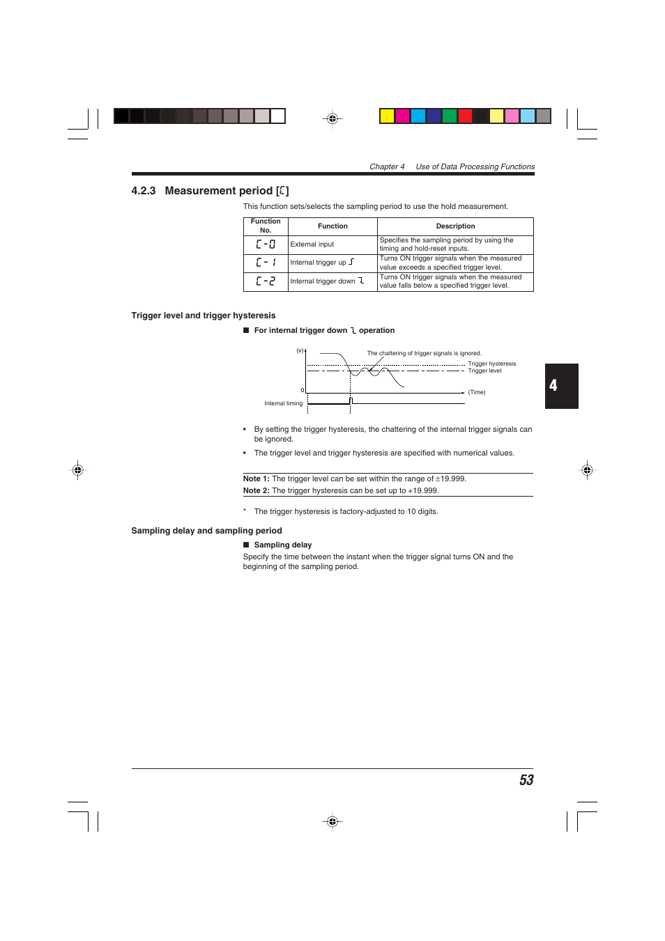 3 measurement period [c, 3 measurement period | KEYENCE EX-V Series User Manual | Page 63 / 120