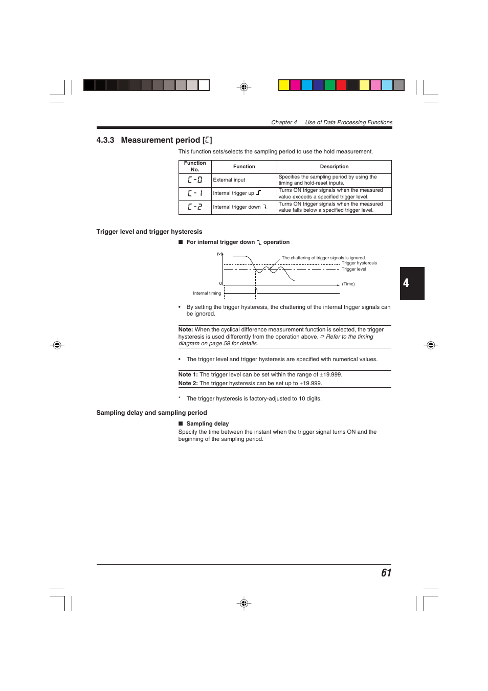 3 measurement period [c, 3 measurement period | KEYENCE EX-V Series User Manual | Page 71 / 120