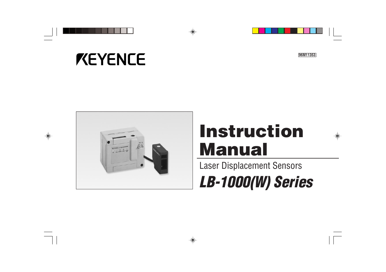 KEYENCE LB-1000(W) User Manual | 24 pages
