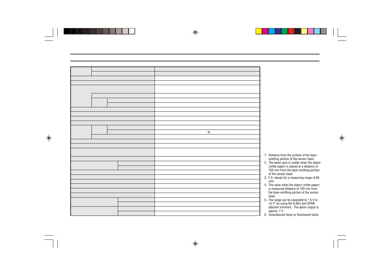 Specifications, Specifications: lb-70(w) | KEYENCE LB-70(W) Series User Manual | Page 15 / 20