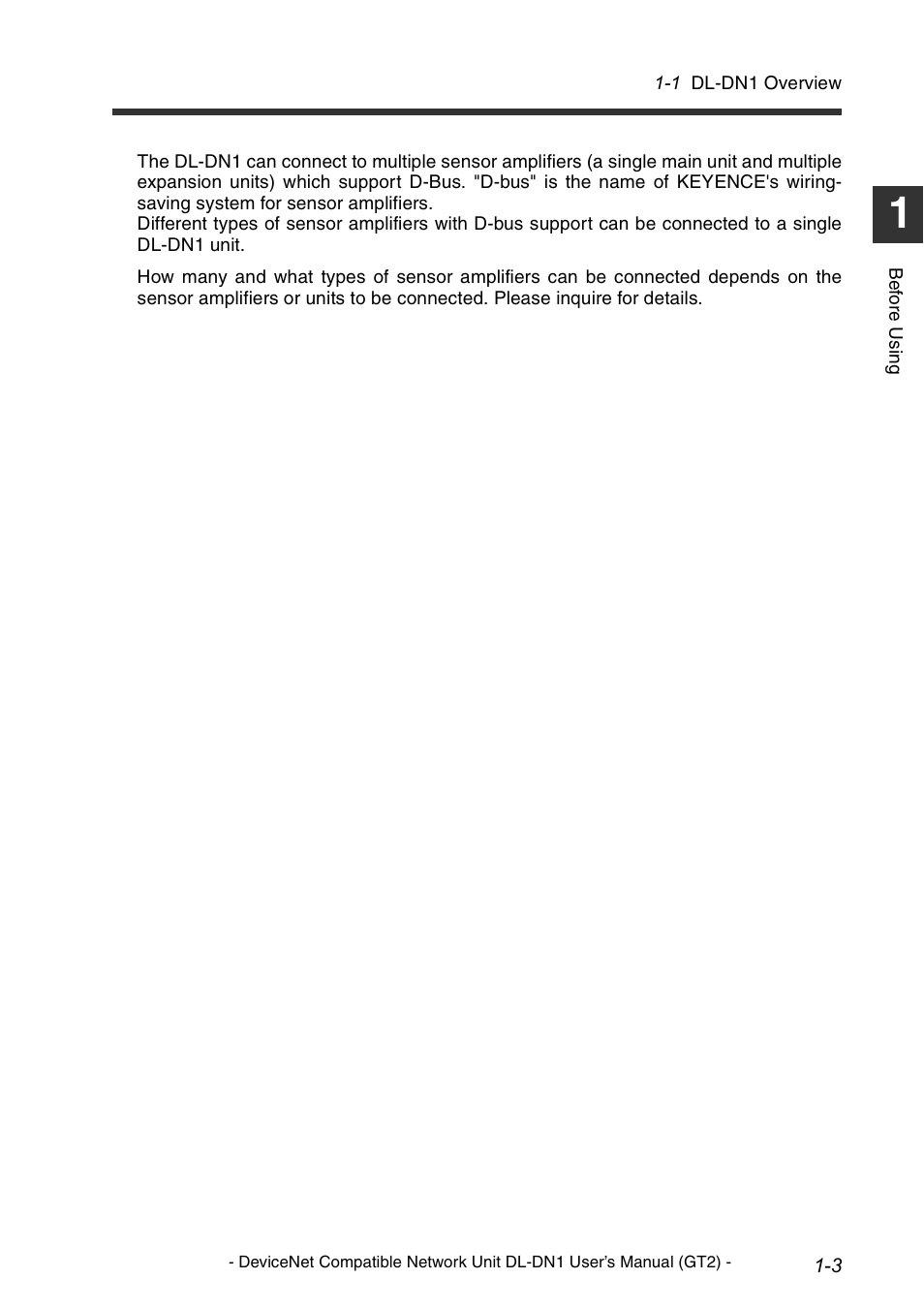 KEYENCE DL-DN1 User Manual | Page 13 / 82