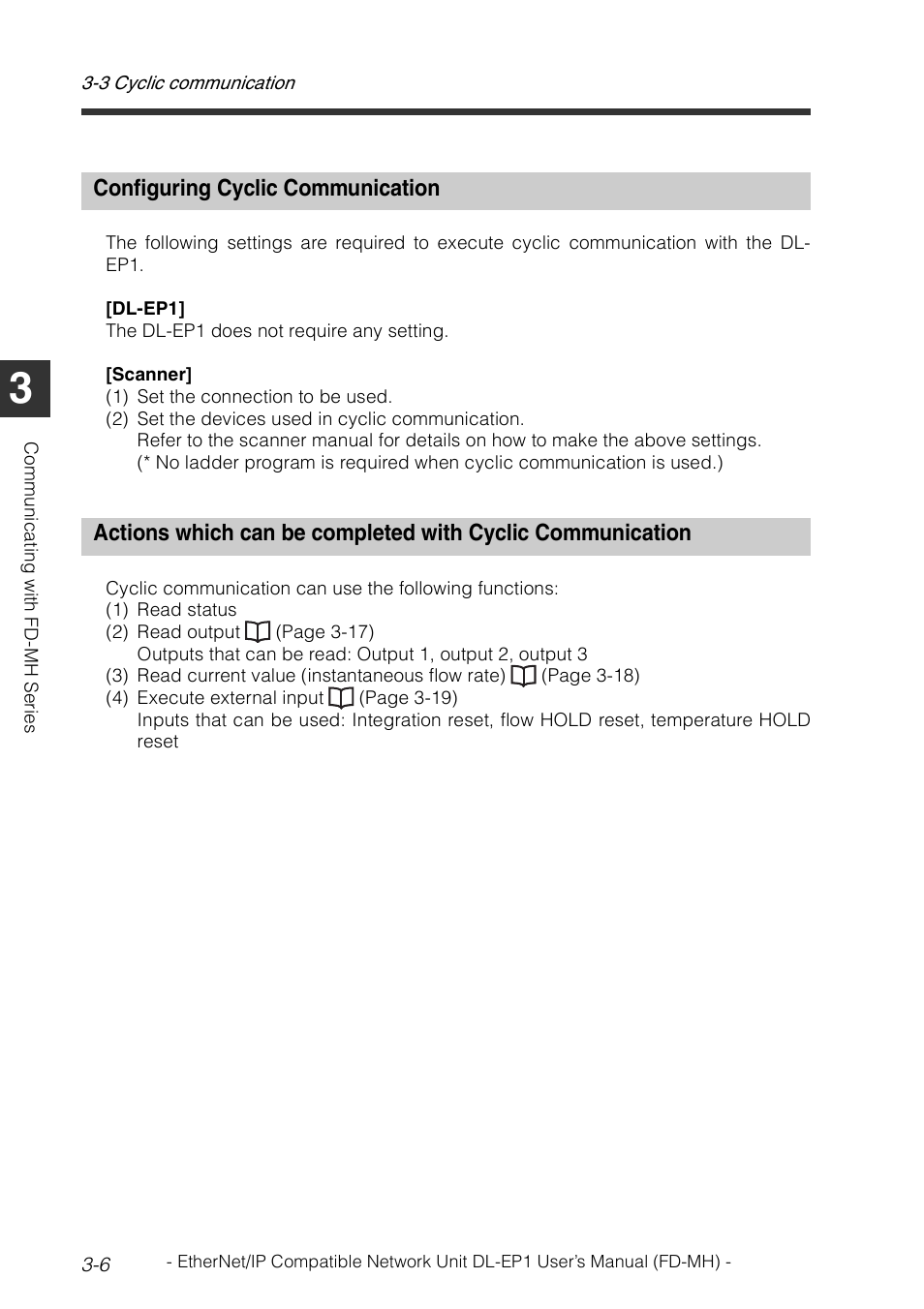 Configuring cyclic communication, Configuring cyclic communication -6 | KEYENCE DL-EP1 User Manual | Page 34 / 120