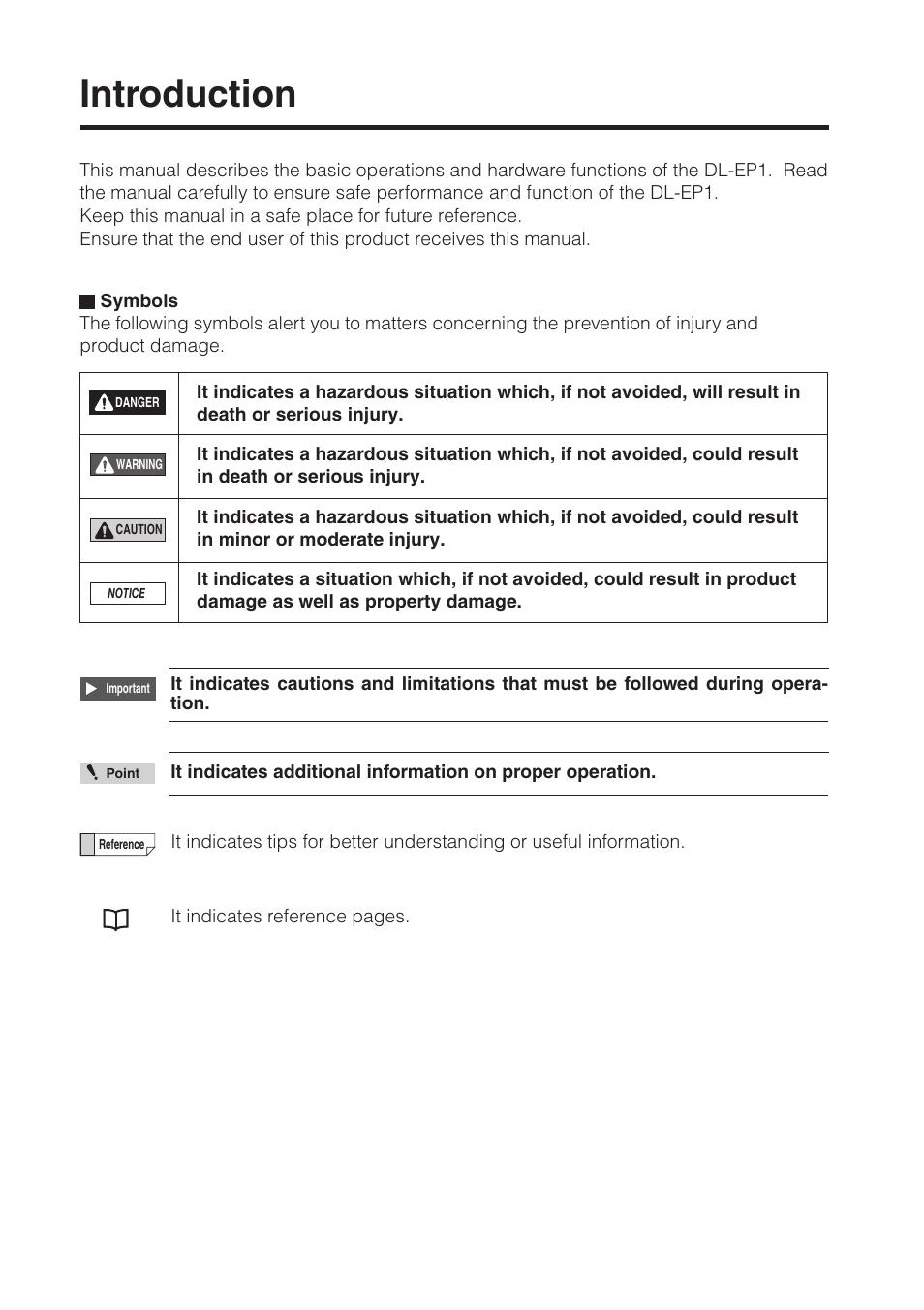 Introduction | KEYENCE DL-EP1 User Manual | Page 2 / 128