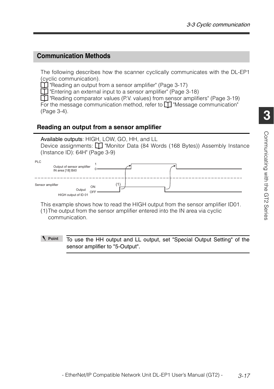 Communication methods, Communication methods -17 | KEYENCE DL-EP1 User Manual | Page 47 / 128