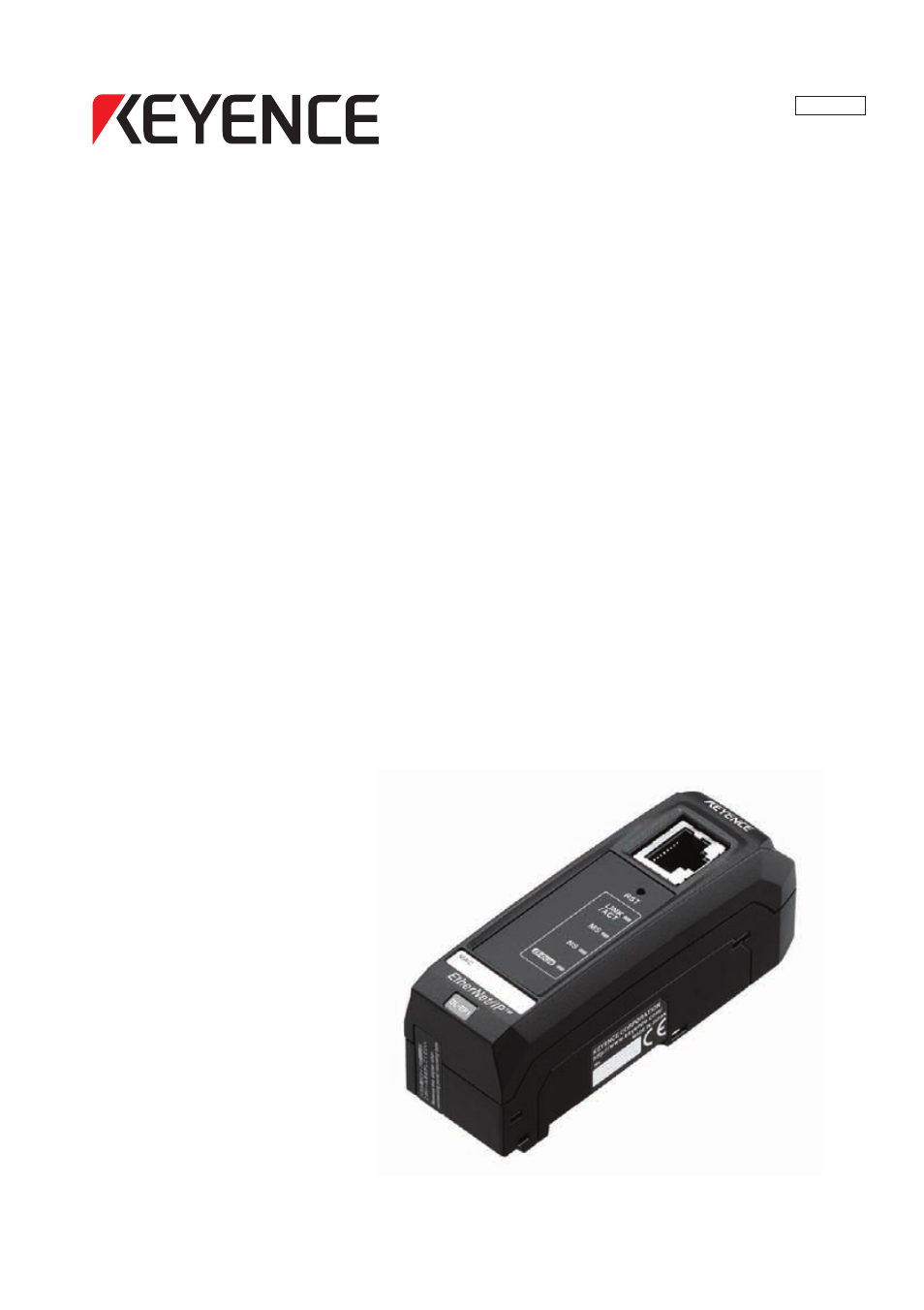 KEYENCE DL-EP1 User Manual | 134 pages