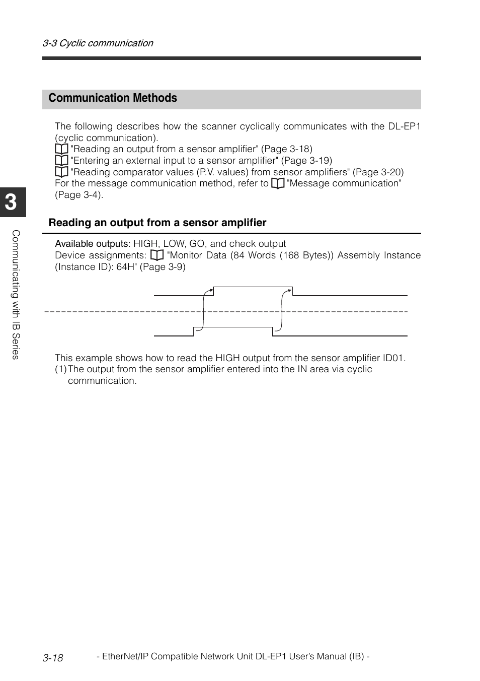 Communication methods, Communication methods -18 | KEYENCE DL-EP1 User Manual | Page 48 / 134