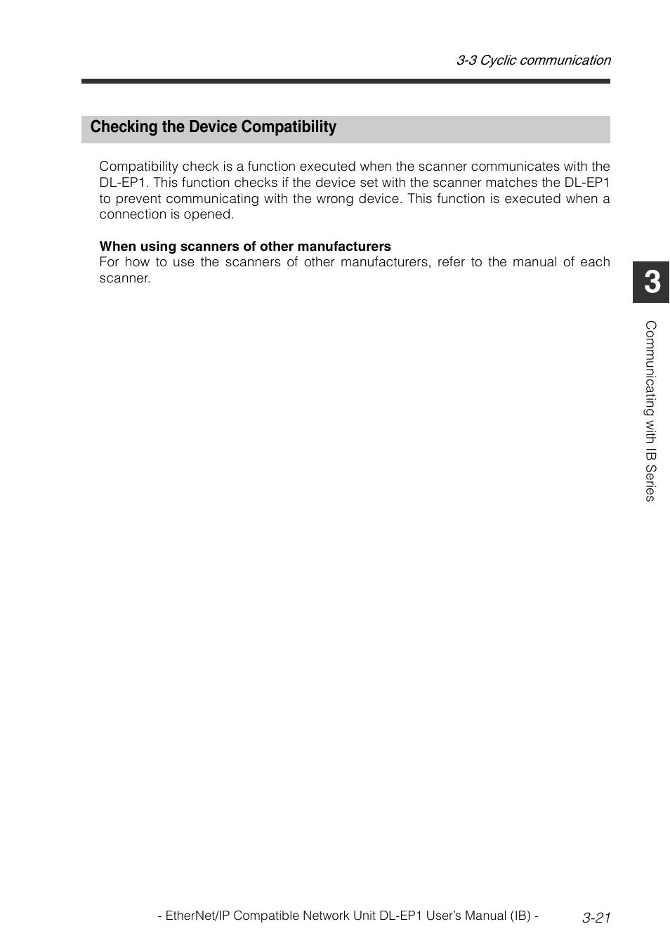Checking the device compatibility, Checking the device compatibility -21 | KEYENCE DL-EP1 User Manual | Page 51 / 134