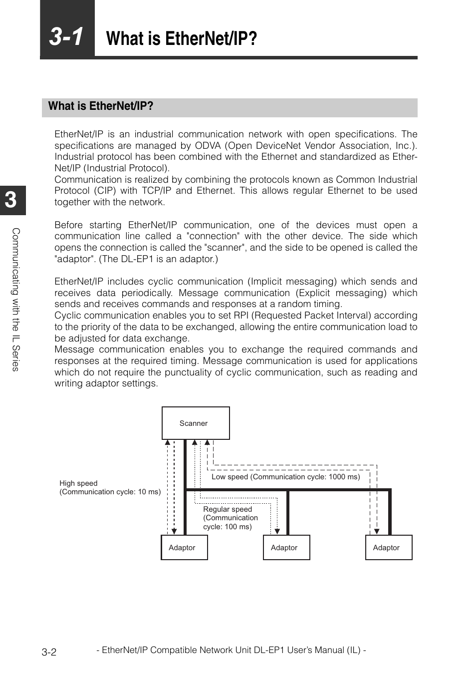 1 what is ethernet/ip, What is ethernet/ip, What is ethernet/ip? -2 | KEYENCE DL-EP1 User Manual | Page 32 / 132