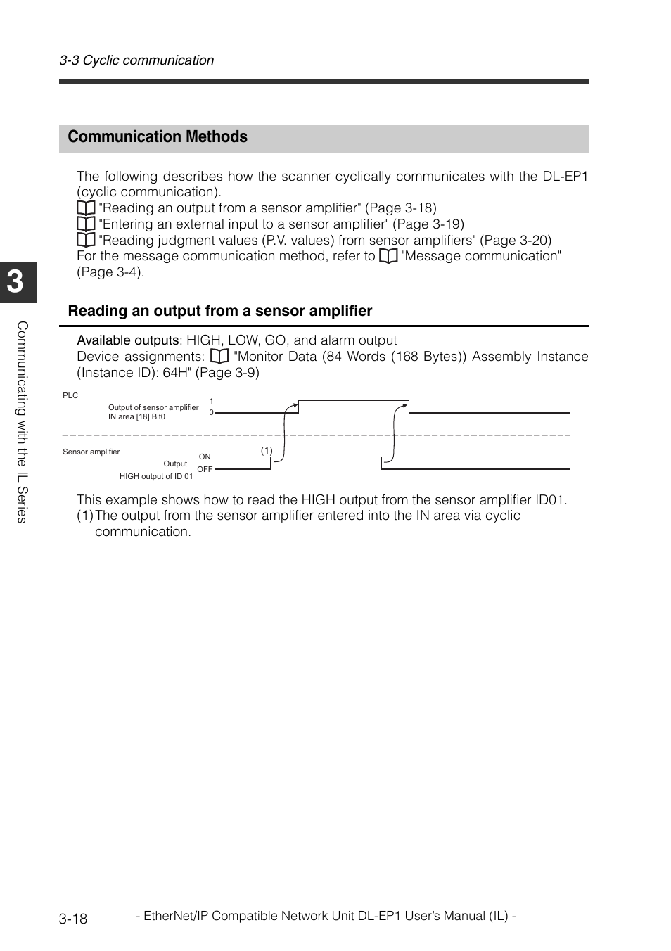 Communication methods, Communication methods -18 | KEYENCE DL-EP1 User Manual | Page 48 / 132