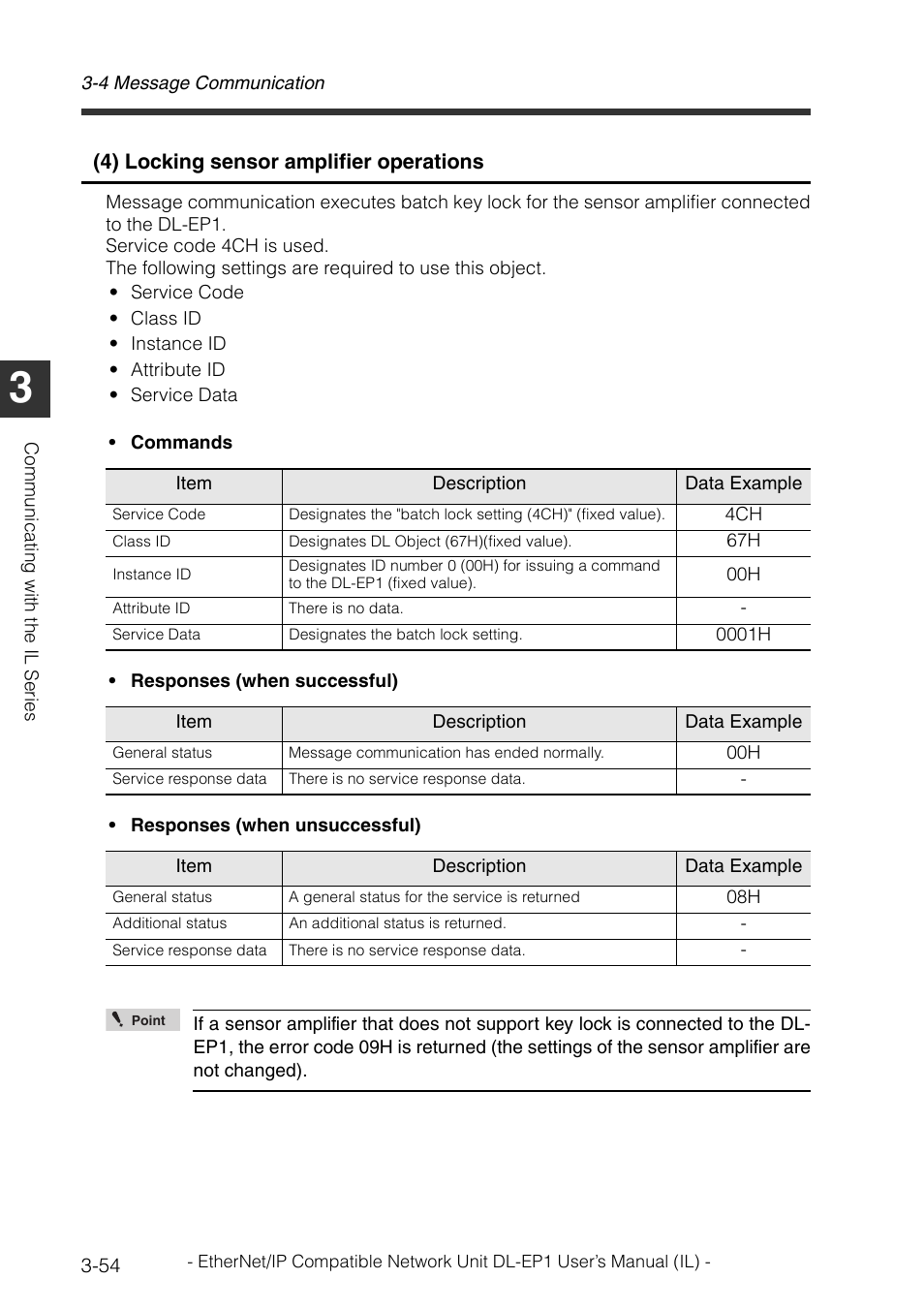 4) locking | KEYENCE DL-EP1 User Manual | Page 84 / 132