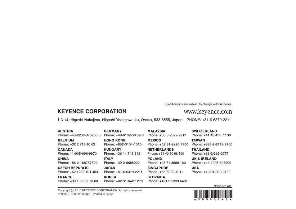 KEYENCE DL-RS1A/IG User Manual | Page 28 / 28