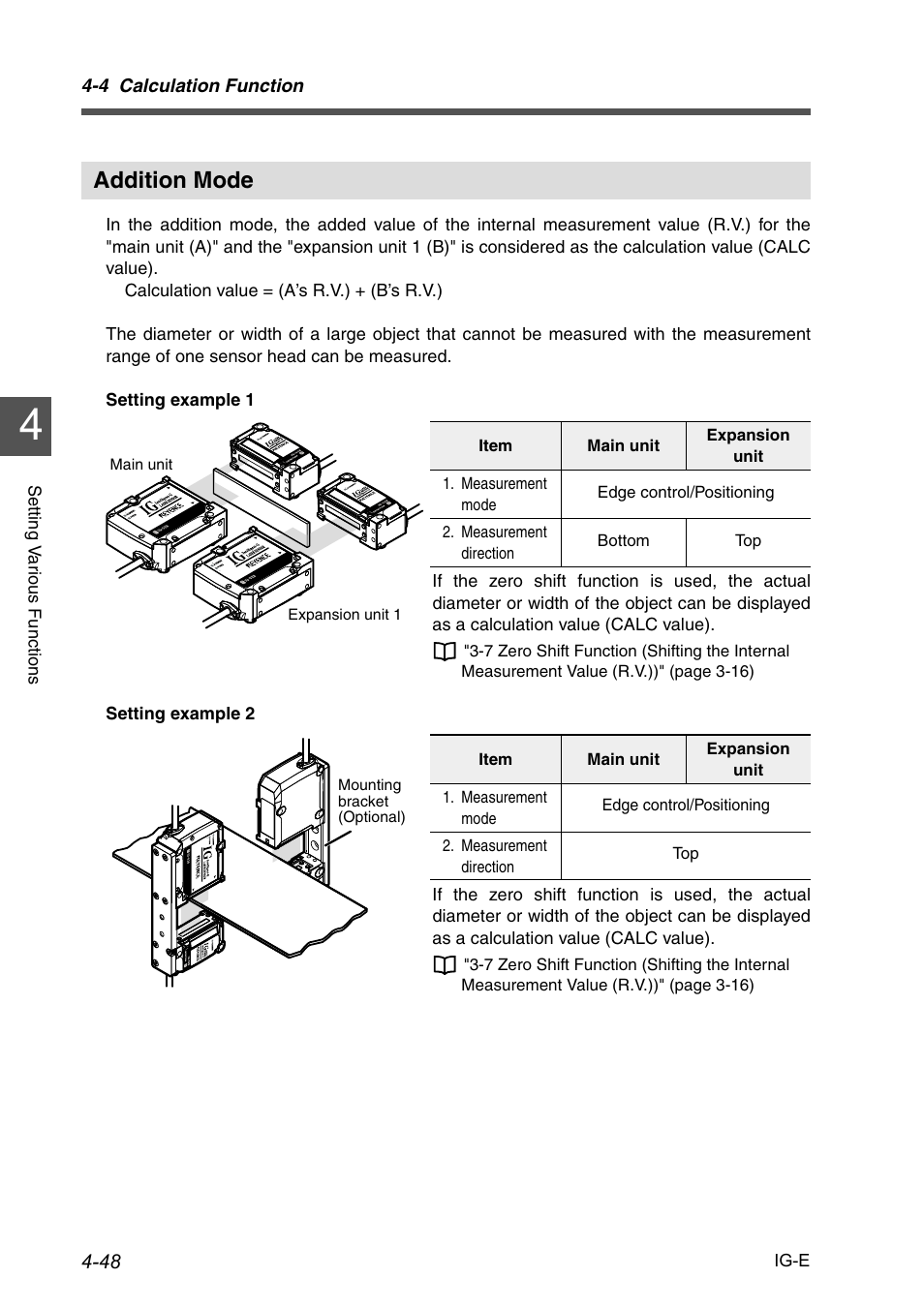 Addition mode, Addition mode -48 | KEYENCE IG Series User Manual | Page 106 / 164