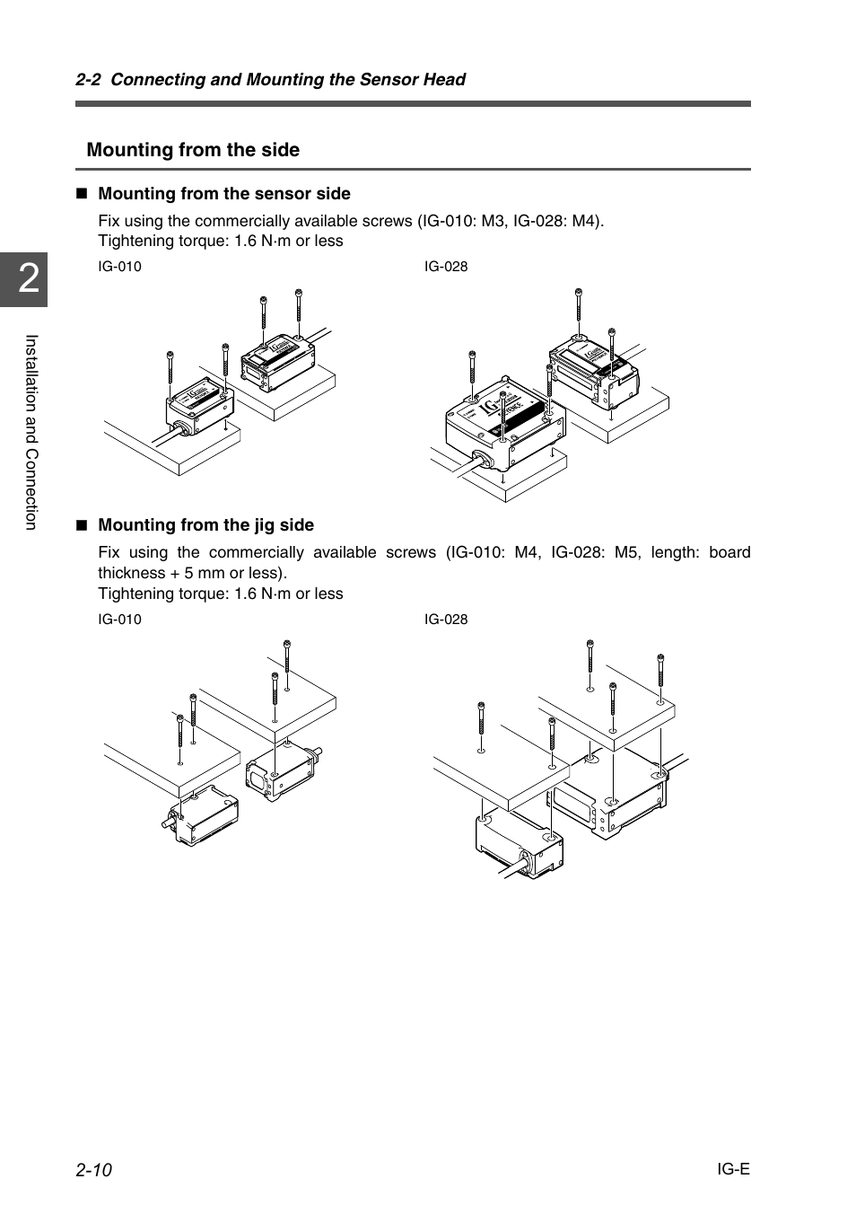 KEYENCE IG Series User Manual | Page 32 / 164