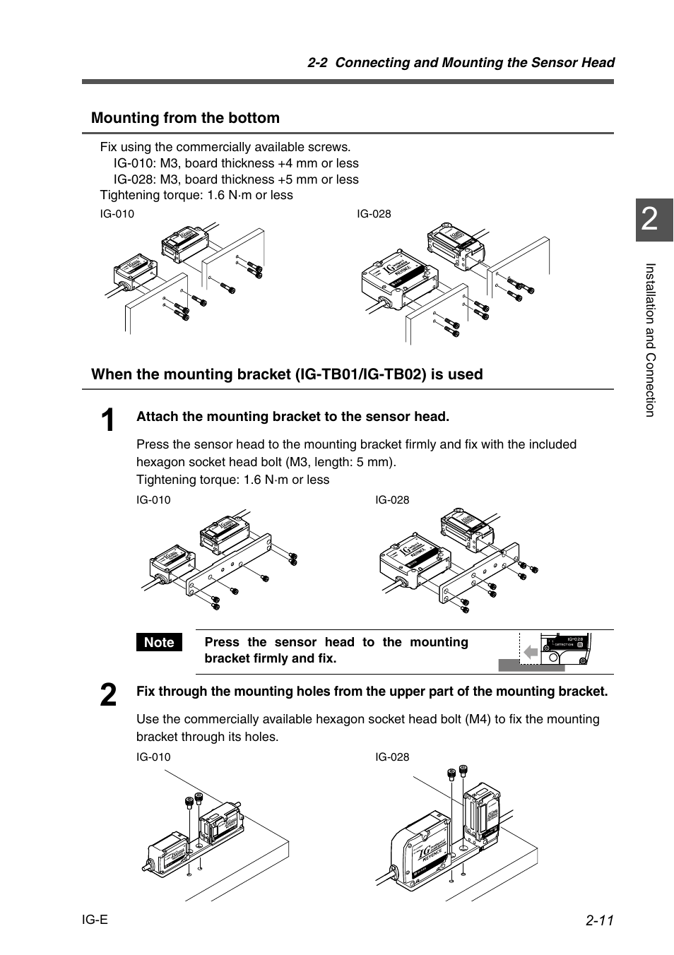 KEYENCE IG Series User Manual | Page 33 / 164