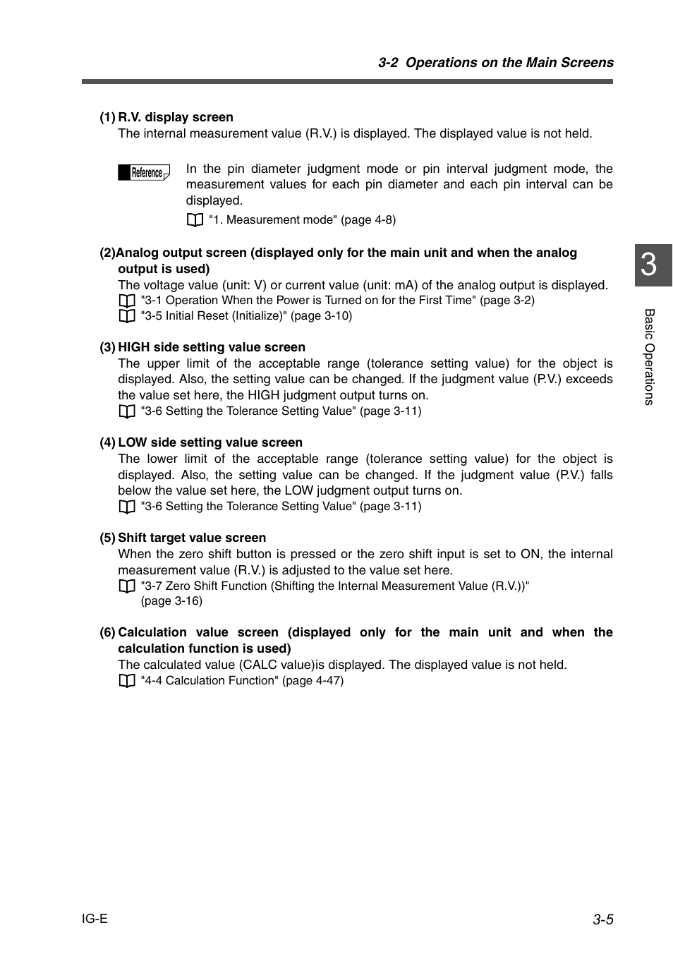 KEYENCE IG Series User Manual | Page 41 / 164