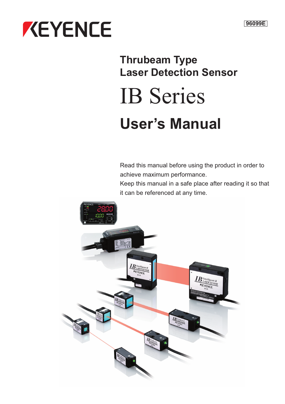 KEYENCE IB Series User Manual | 124 pages