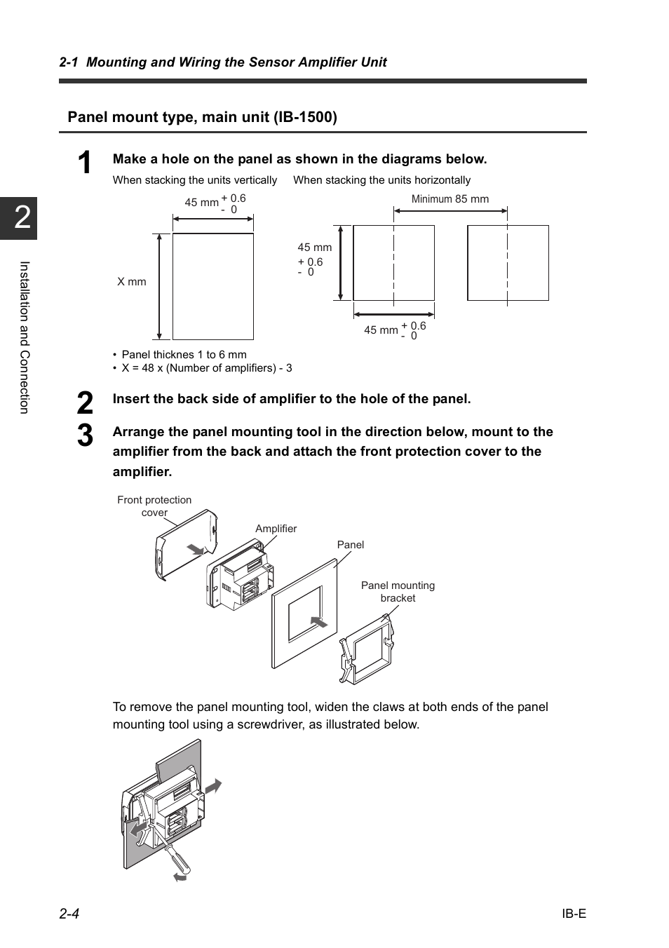 KEYENCE IB Series User Manual | Page 20 / 124