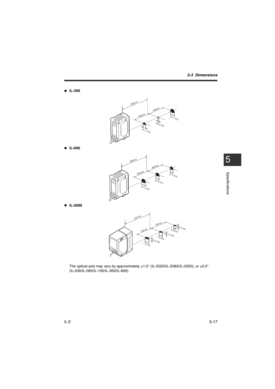 KEYENCE IL Series User Manual | Page 125 / 140