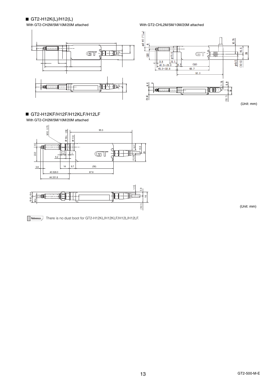 KEYENCE GT2-500 Series User Manual | Page 13 / 16