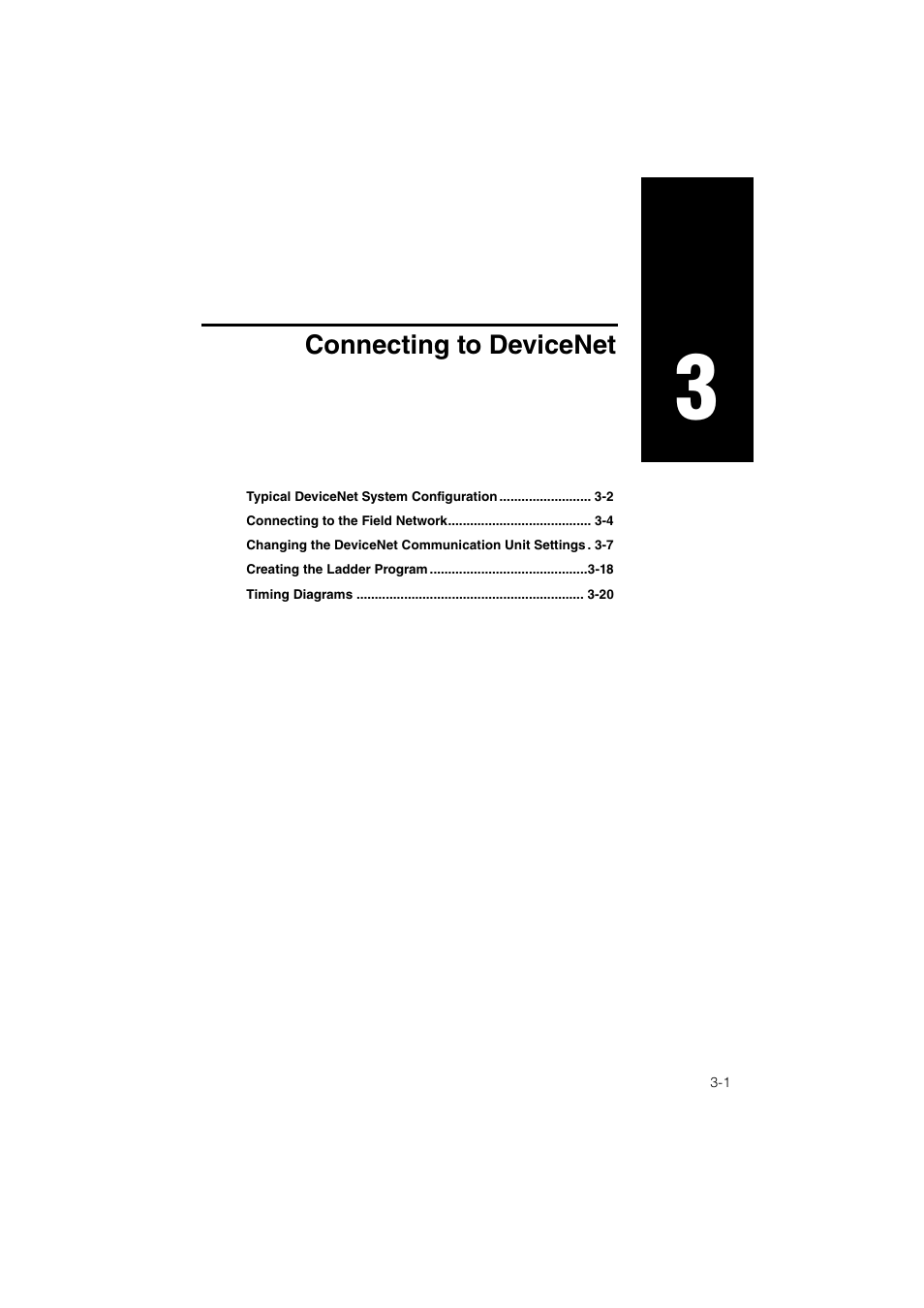 Chapter 3 connecting to devicenet, Connecting to devicenet | KEYENCE LK-CC100/DN100 User Manual | Page 37 / 72
