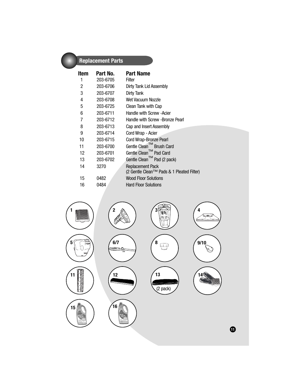 Bissell FLIP-IT 5200 User Manual | Page 11 / 12