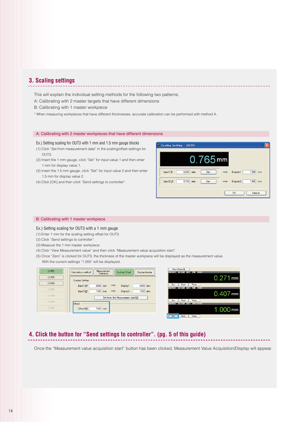 KEYENCE LK-G5000 Series User Manual | Page 14 / 24