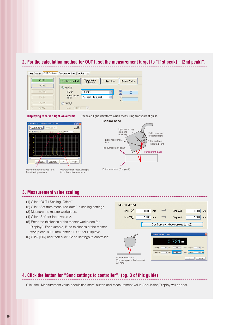 KEYENCE LK-G5000 Series User Manual | Page 16 / 24