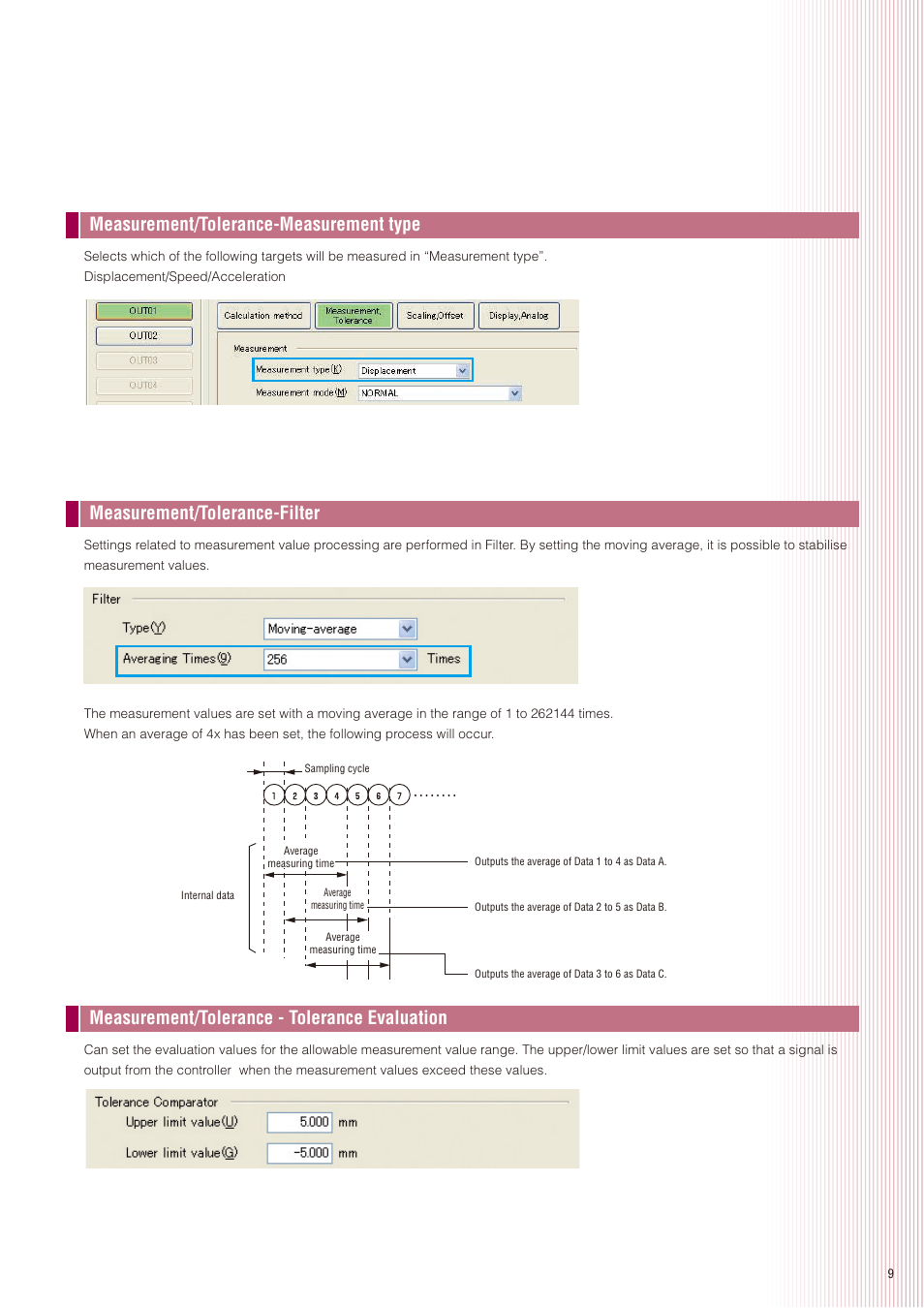 KEYENCE LK-G5000 Series User Manual | Page 9 / 24