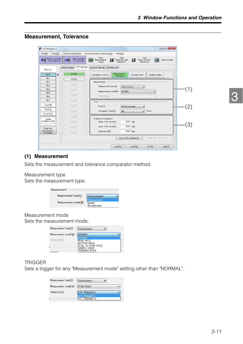 KEYENCE LK-H2 User Manual | Page 35 / 76