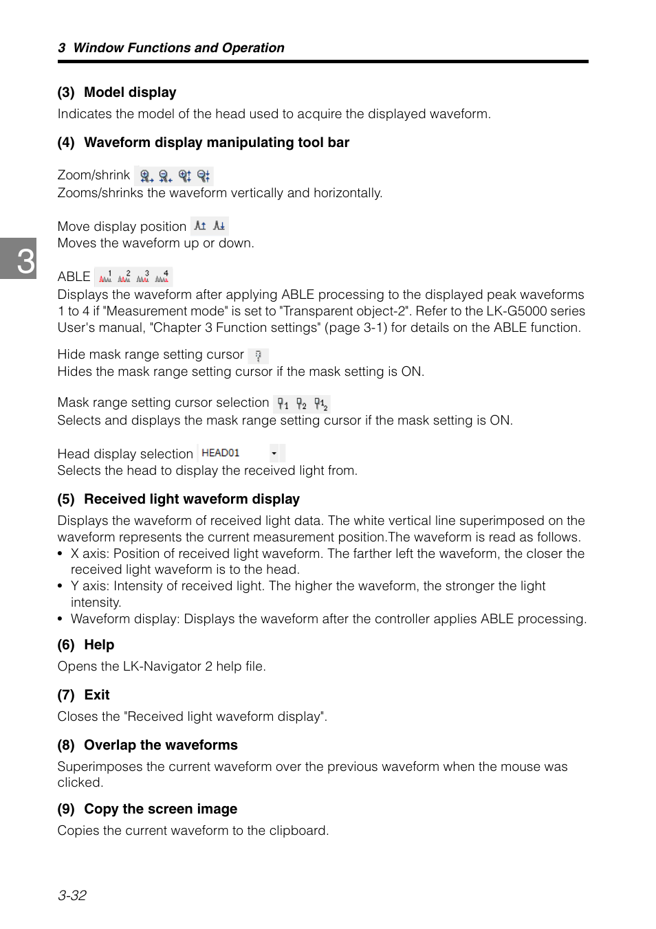 KEYENCE LK-H2 User Manual | Page 56 / 76