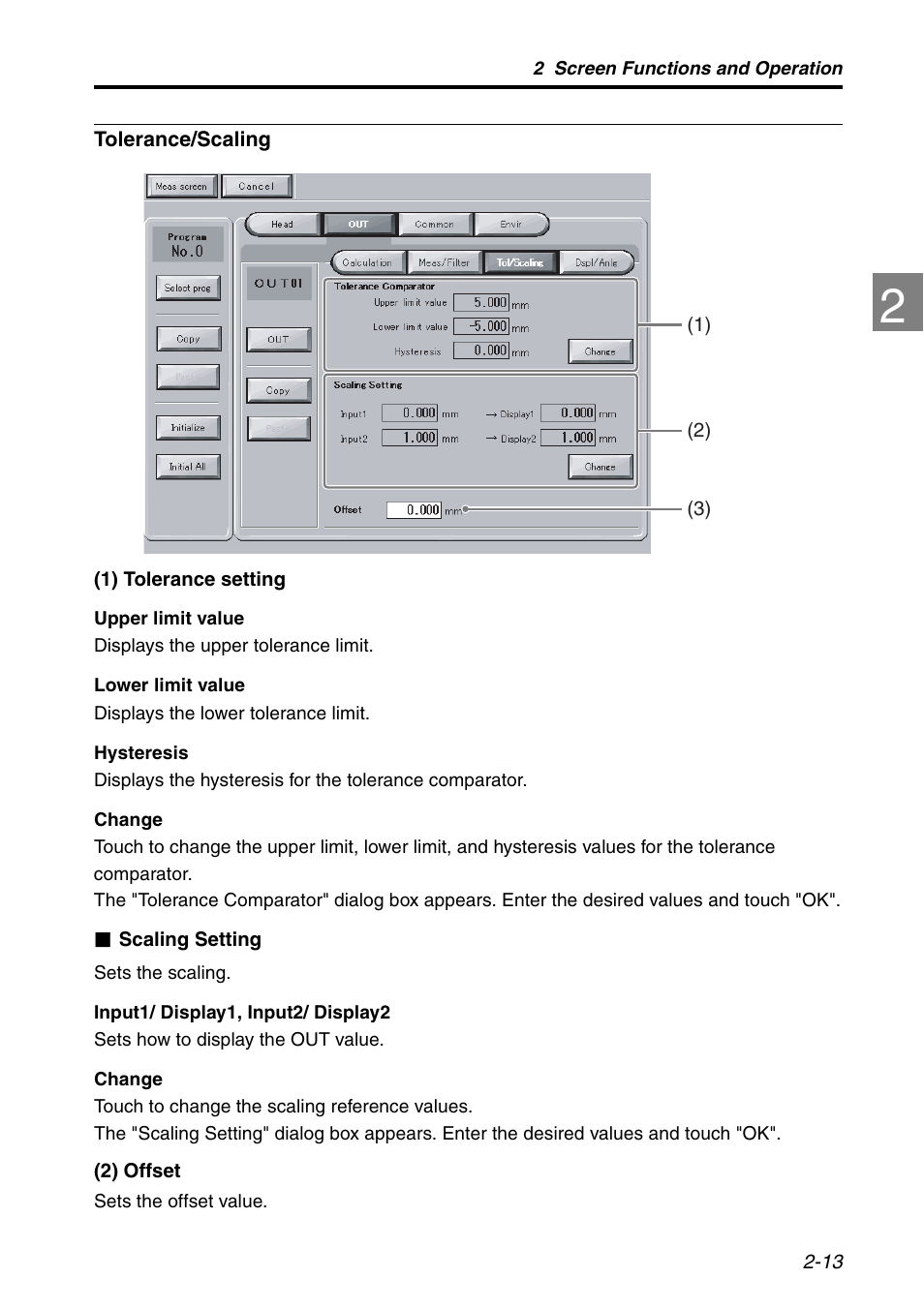 KEYENCE LK-HD1001 User Manual | Page 31 / 62