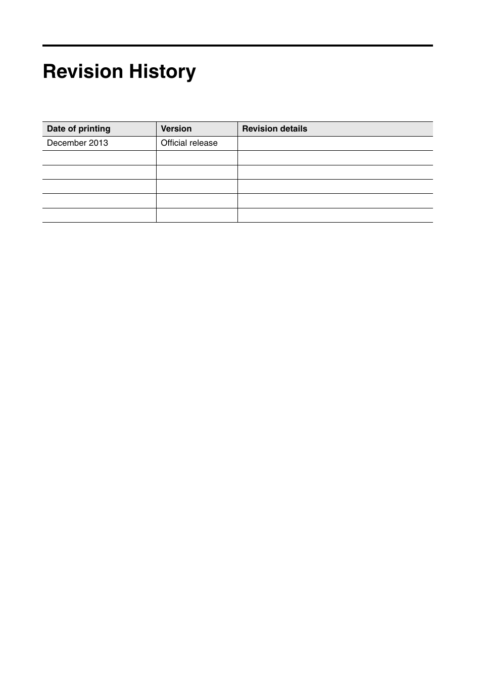 Revision history | KEYENCE LK-HD1001 User Manual | Page 60 / 62