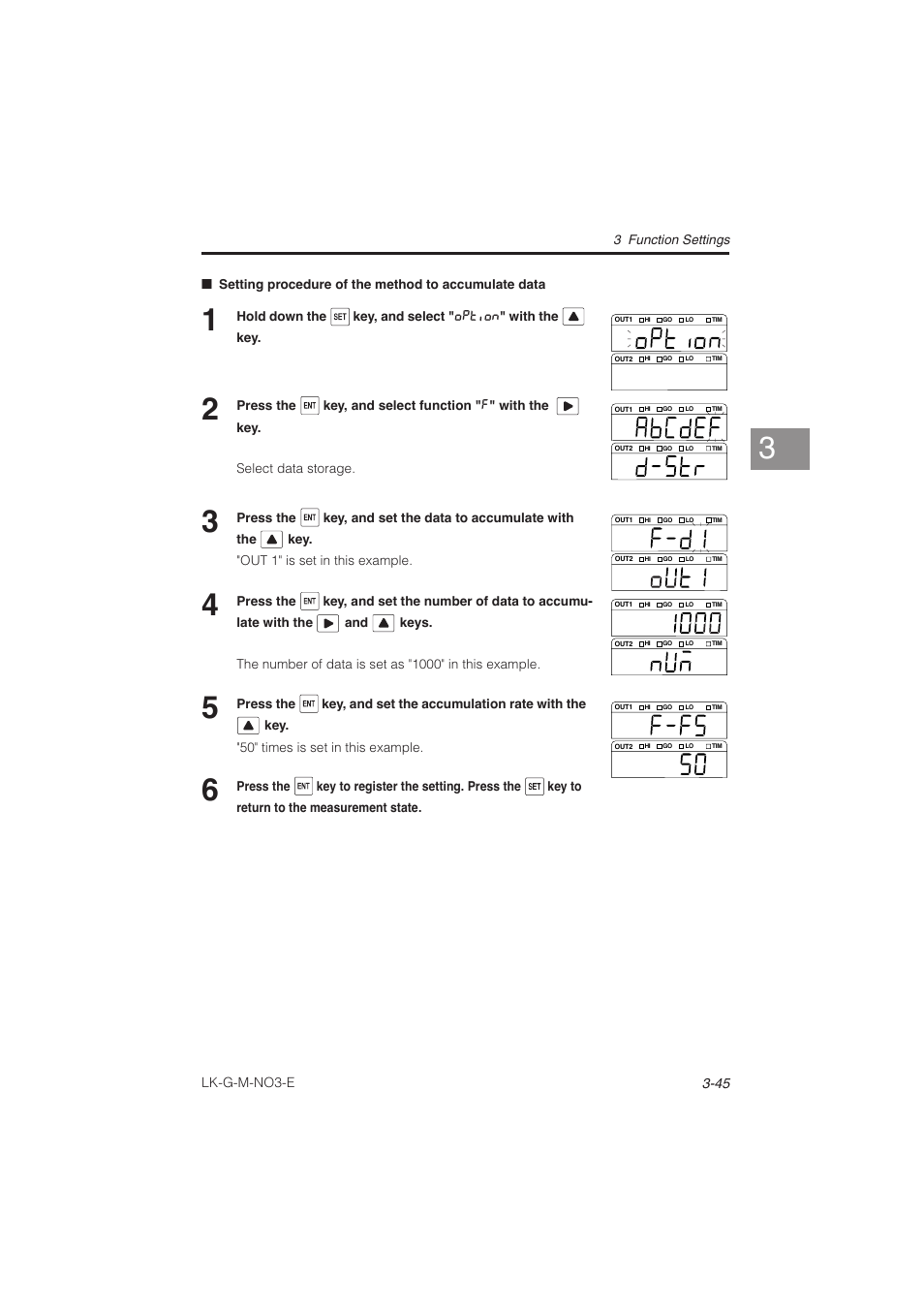 KEYENCE LK-G Series User Manual | Page 103 / 198