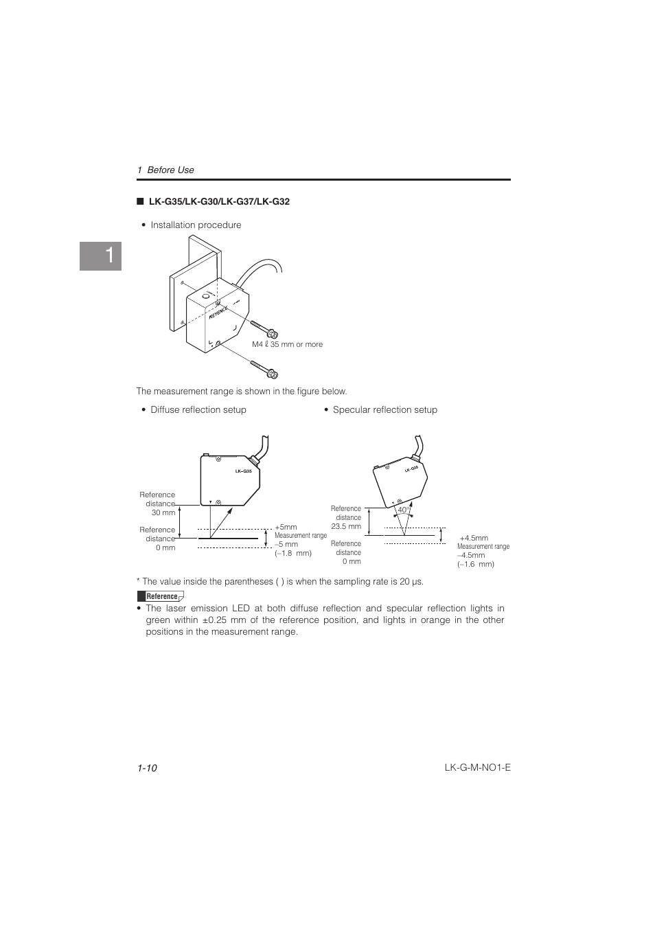 KEYENCE LK-G Series User Manual | Page 30 / 198