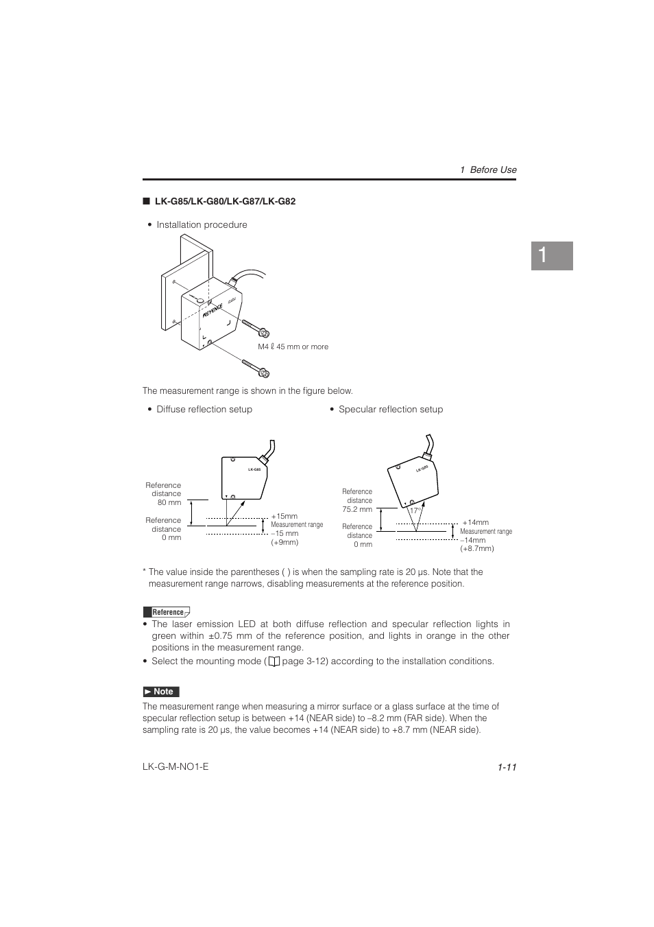 KEYENCE LK-G Series User Manual | Page 31 / 198