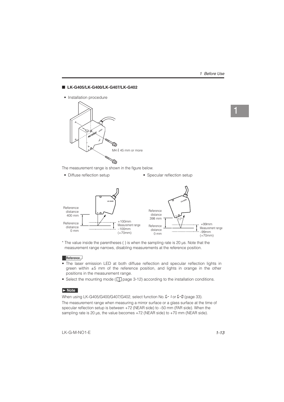 KEYENCE LK-G Series User Manual | Page 33 / 198