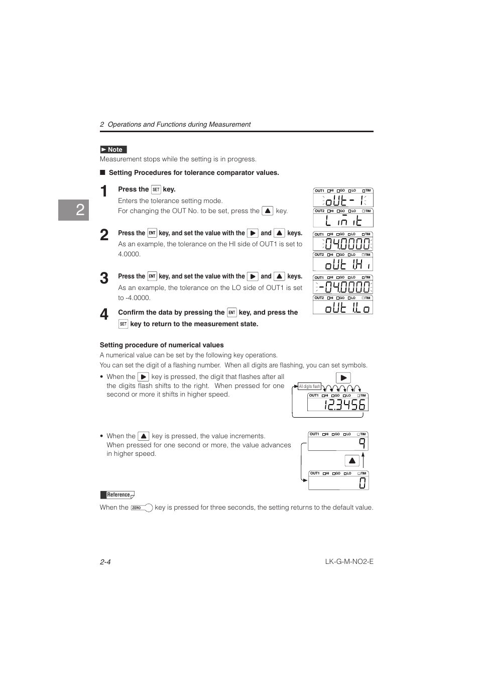 KEYENCE LK-G Series User Manual | Page 50 / 198