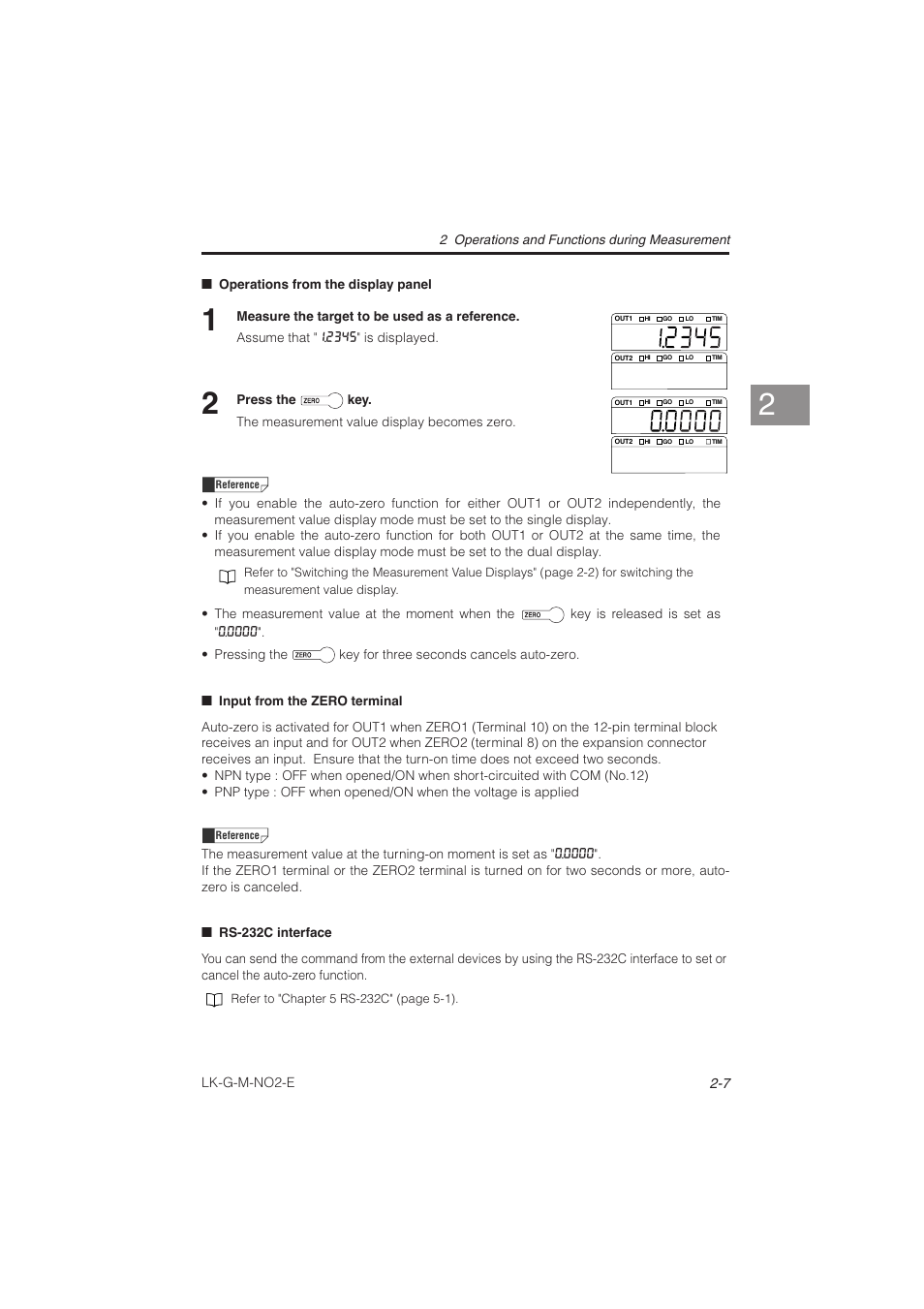 KEYENCE LK-G Series User Manual | Page 53 / 198