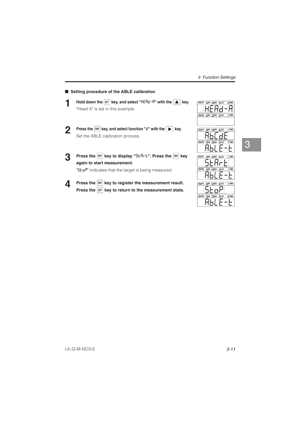 KEYENCE LK-G Series User Manual | Page 69 / 198