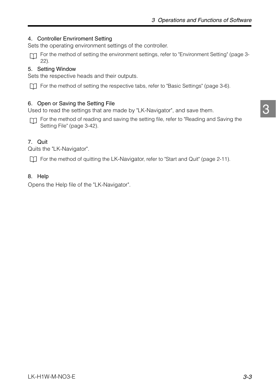 KEYENCE LK-H1W User Manual | Page 31 / 84