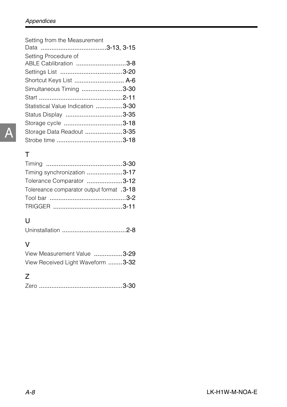 KEYENCE LK-H1W User Manual | Page 80 / 84