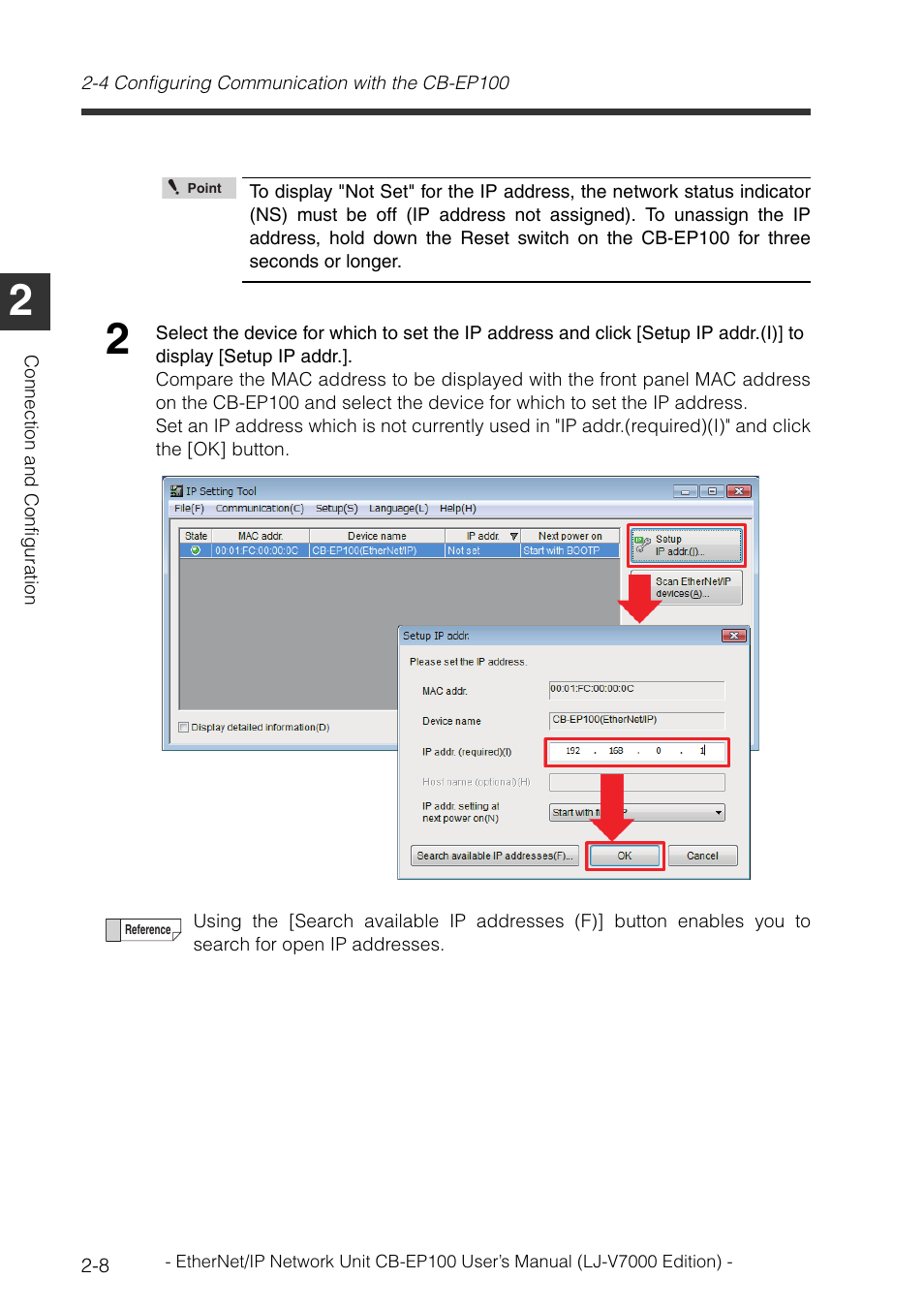 KEYENCE CB-EP100 User Manual | Page 22 / 146
