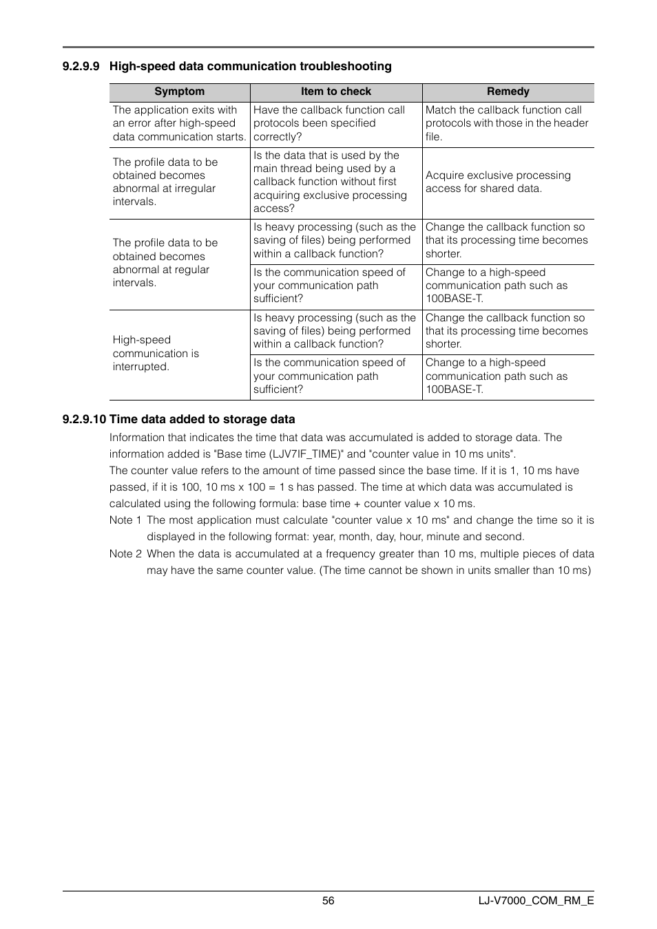 10 time data added to storage data, 10 time data added to storage, Data | 10 time data, Added to storage data | KEYENCE LJ-V7000 Series User Manual | Page 56 / 94