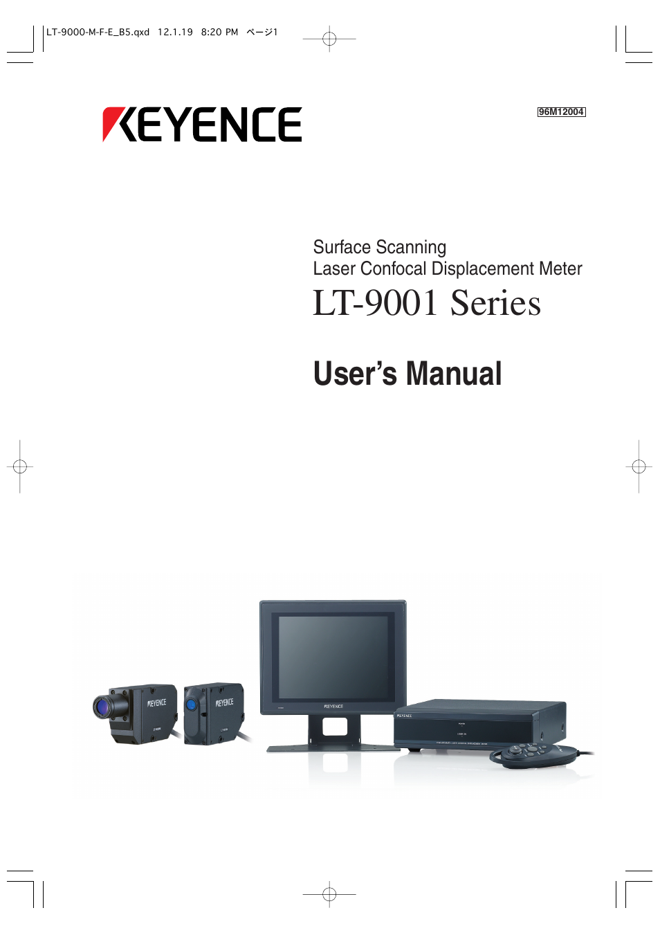 KEYENCE LT-9001 Series User Manual | 176 pages