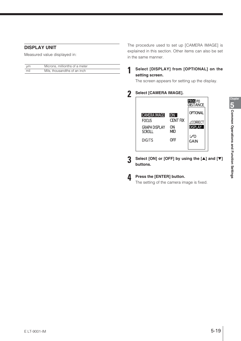 KEYENCE LT-9001 Series User Manual | Page 105 / 176