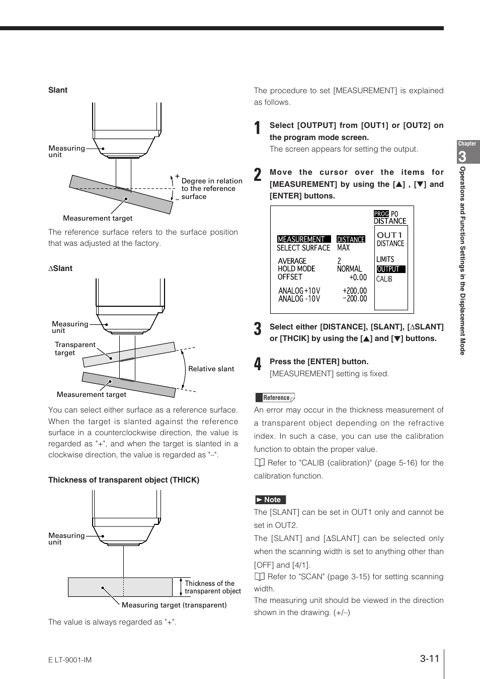 KEYENCE LT-9001 Series User Manual | Page 57 / 176