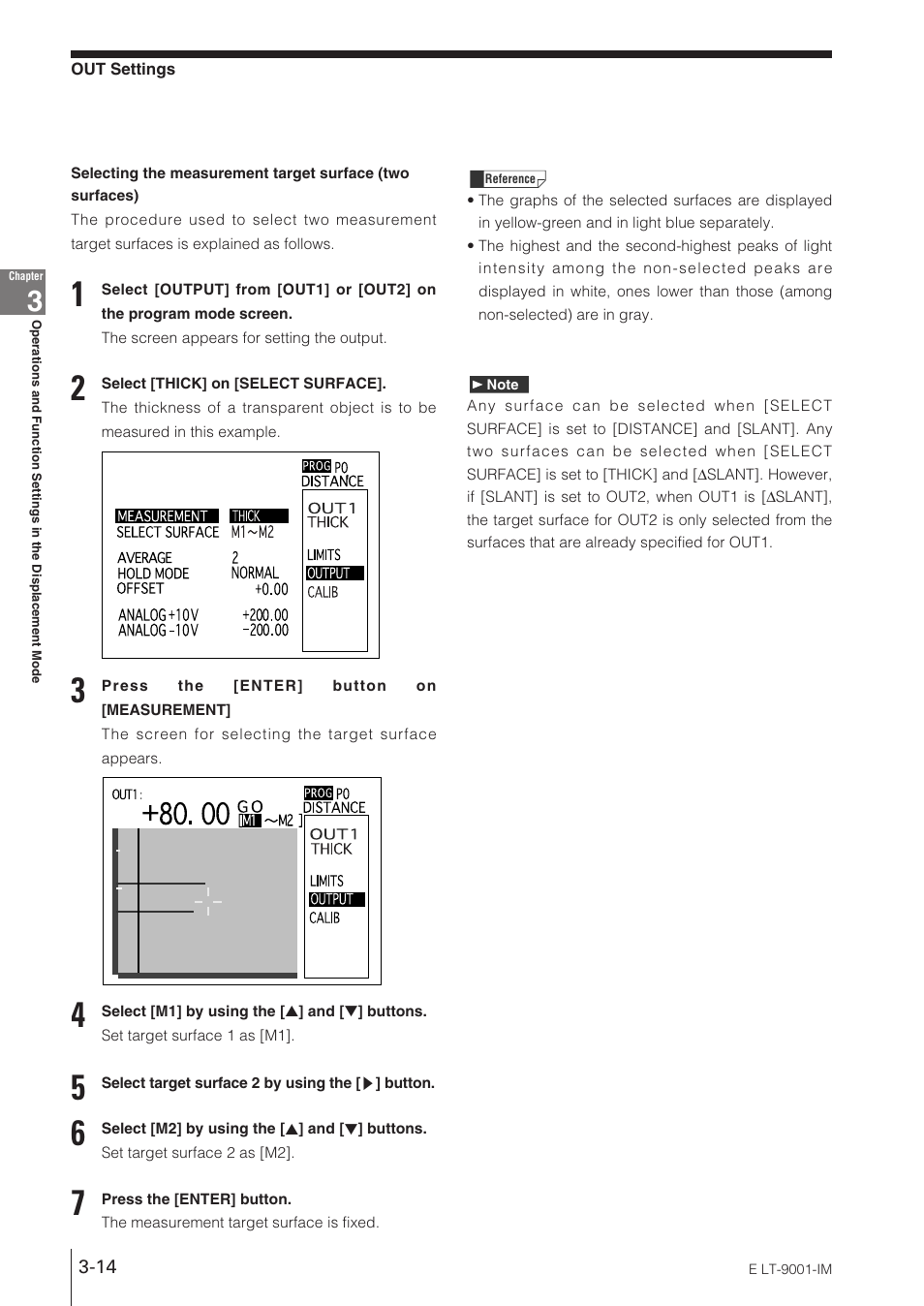 KEYENCE LT-9001 Series User Manual | Page 60 / 176