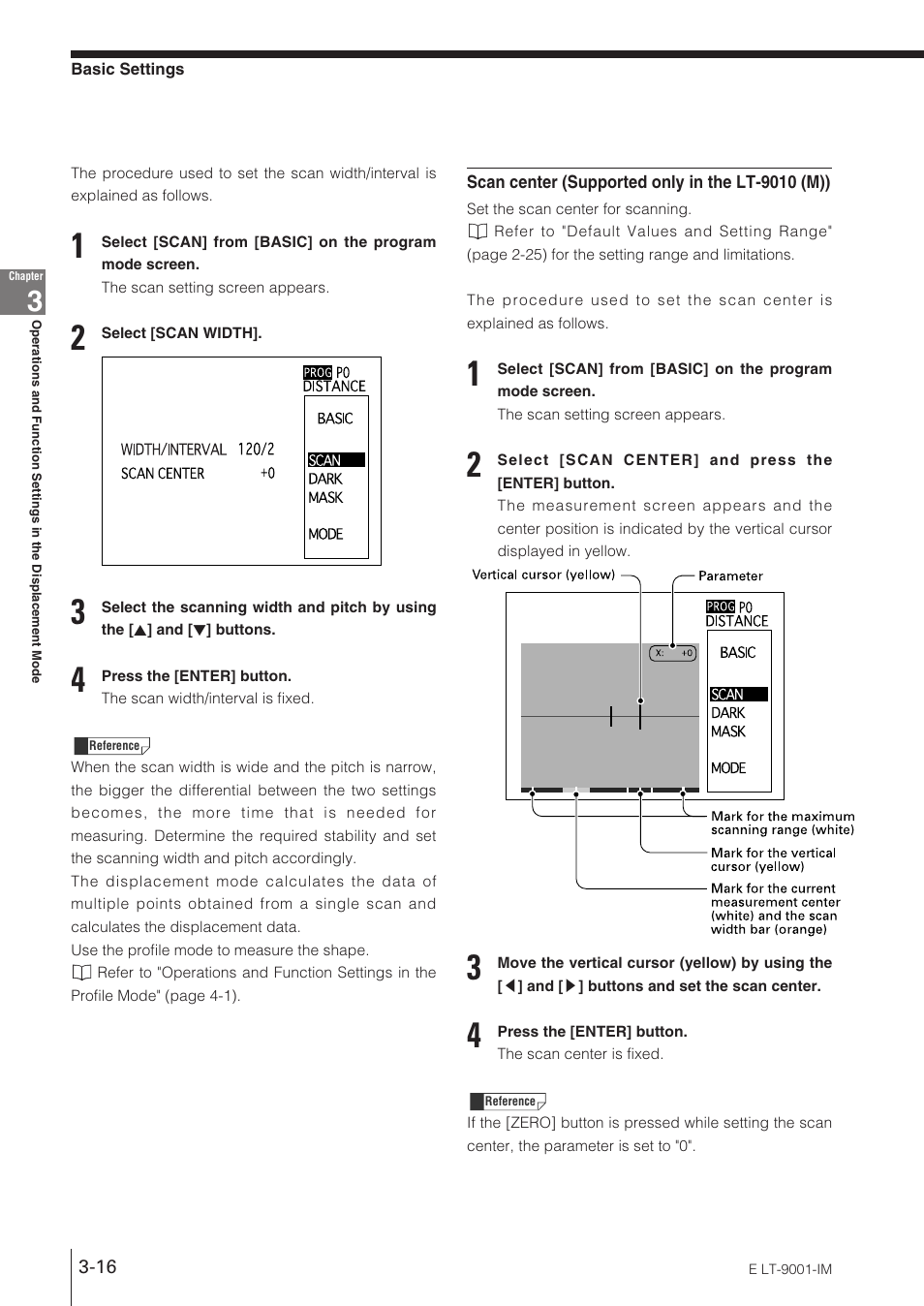 KEYENCE LT-9001 Series User Manual | Page 62 / 176